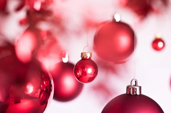 Red Christmas Balls Royalty Free Stock Images