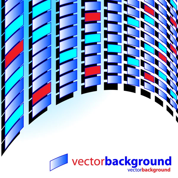 Mosaic business card — Stock Vector
