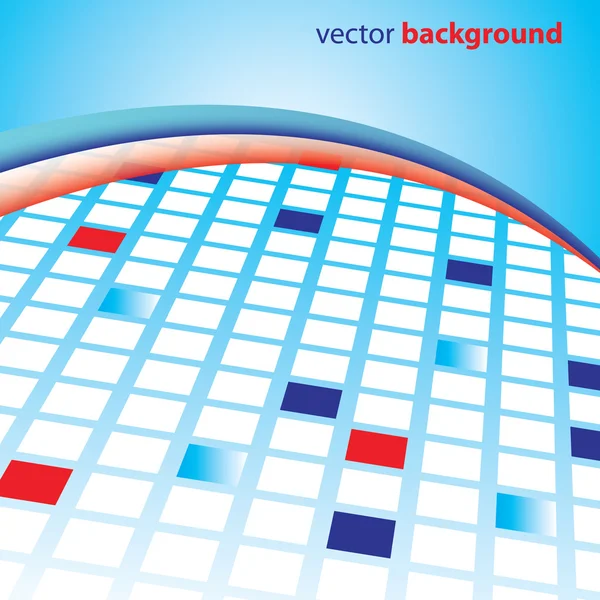 Mosaic business card — Stock Vector