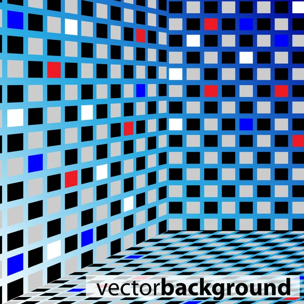 Mosaic room — Stock Vector
