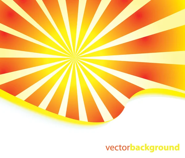 Coup de soleil — Image vectorielle