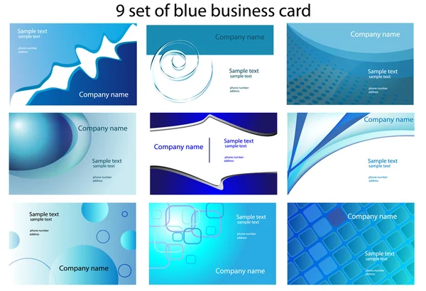 Business card templates — Stock Vector