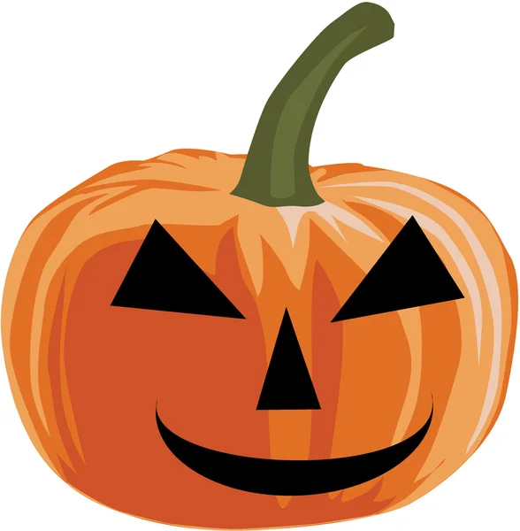 Pumpkin - halloween, vector illustration — Stock Vector