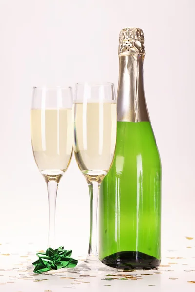 Champagne and party! Stock Image