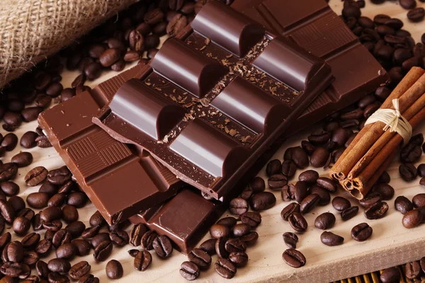 Schokolade und Kaffee! — Stockfoto