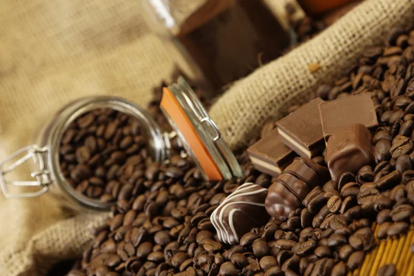 Čokoláda a káva! — Stock fotografie