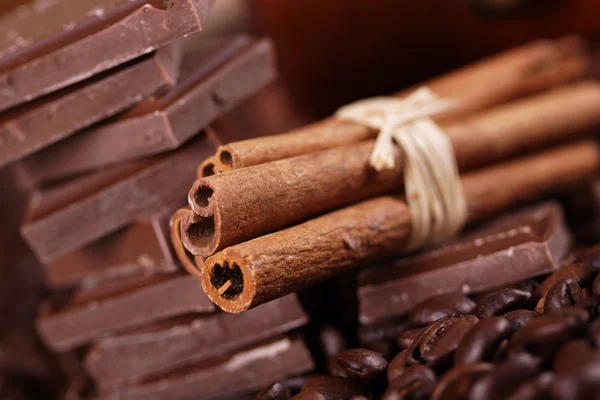 Chocolade en koffie! — Stockfoto