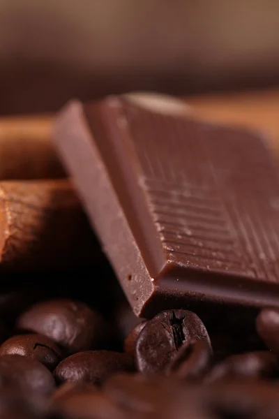 Chocolade en koffie! — Stockfoto