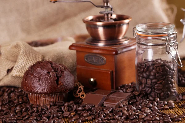 巧克力和咖啡! — 图库照片