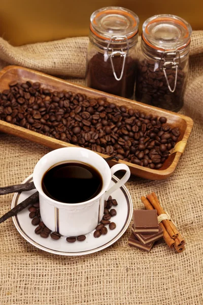 Czekolada, kawa — Zdjęcie stockowe
