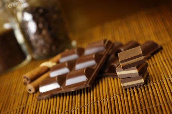 Chocolate, café — Fotografia de Stock