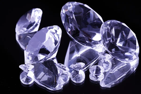 Diamentów Kamieni Tle Dublowanego — Zdjęcie stockowe