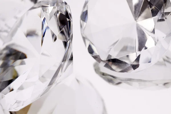 Diamonds Jewels Mirrored Background — 스톡 사진