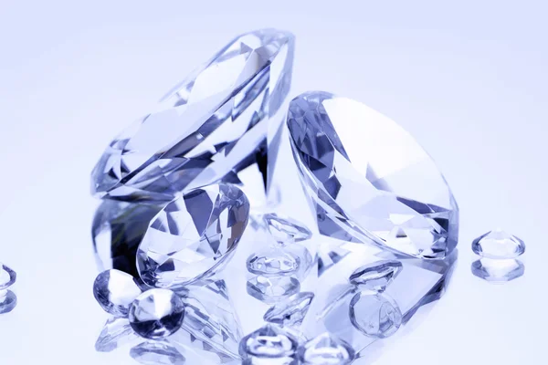 Diamanty, drahokamy — Stock fotografie