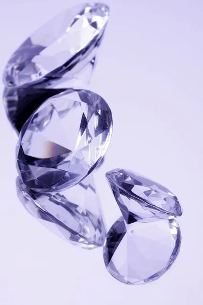 Diamentów Kamieni Tle Dublowanego — Zdjęcie stockowe