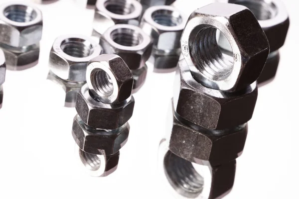 Steal screws and nuts — Stock Photo, Image