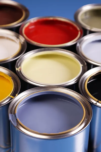 Latas de tinta colorida — Fotografia de Stock