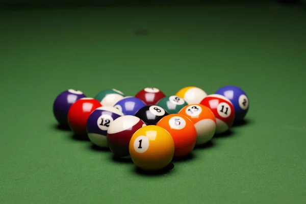 Billiard Waktu Konsep Permainan Kolam Atas Meja — Stok Foto
