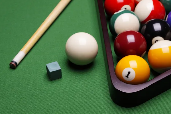 Billiart time! Pool game concept Stock Photo