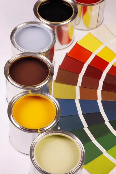 Malerei, Farbdosen, Paintbruches und mehr! — Stockfoto
