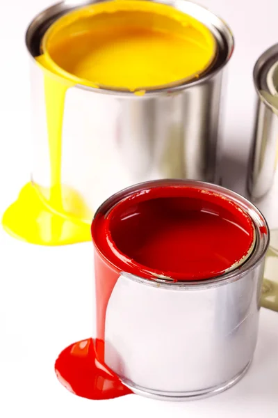 Spilling paint, painting time! — Stock Photo, Image