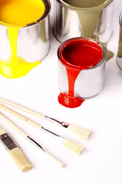 Spilling paint, painting time! — Stock Photo, Image