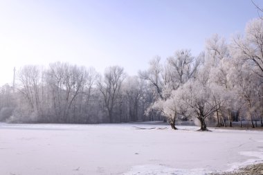 Winter park manzarası ve güneş!