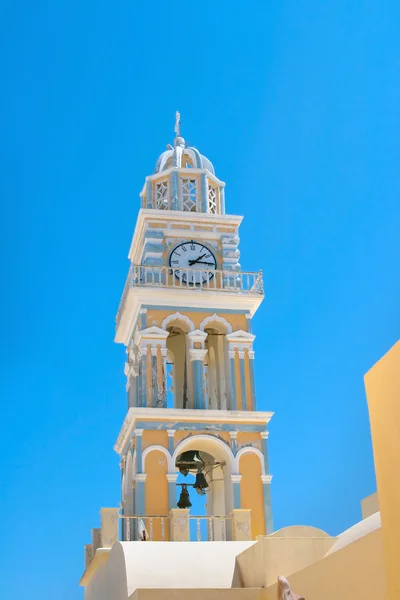 Torre do relógio em Santorini — Fotografia de Stock