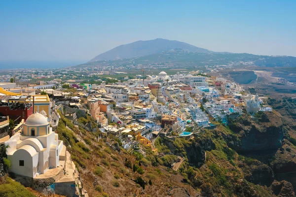 Vista de Fira en Santorini —  Fotos de Stock