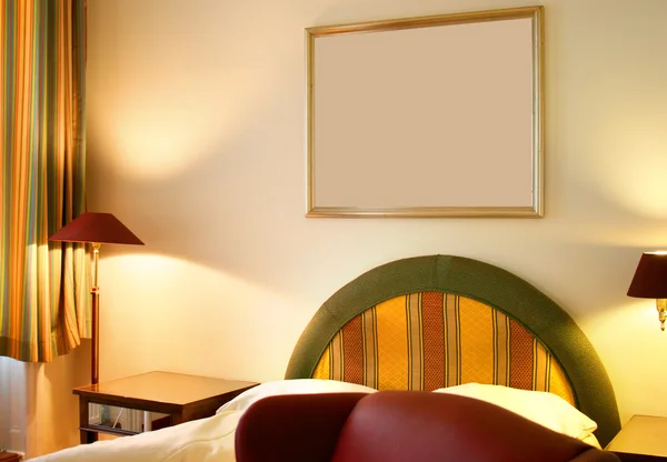 Nowoczesny pokój w hotelu — Zdjęcie stockowe