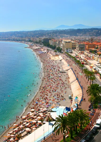 Belo panorama de Nice, França — Fotografia de Stock