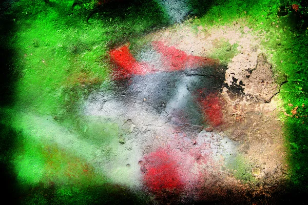 Fundal grunge verde cu un cadru — Fotografie, imagine de stoc