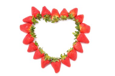 kalp strawberies grup şeklinde