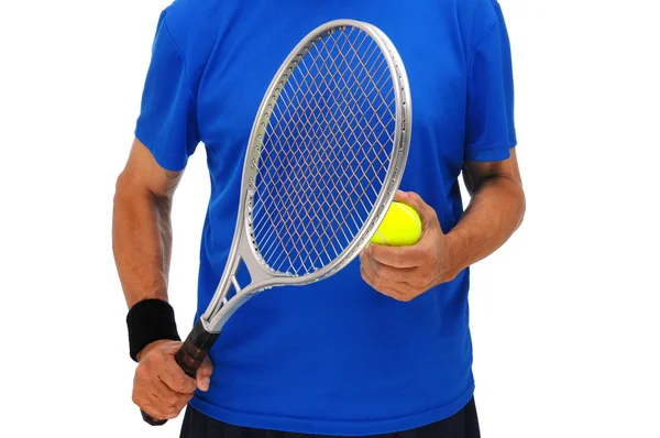 Torso do jogador de tênis — Fotografia de Stock