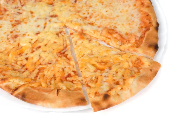 Tři sýrová pizza — Stock fotografie