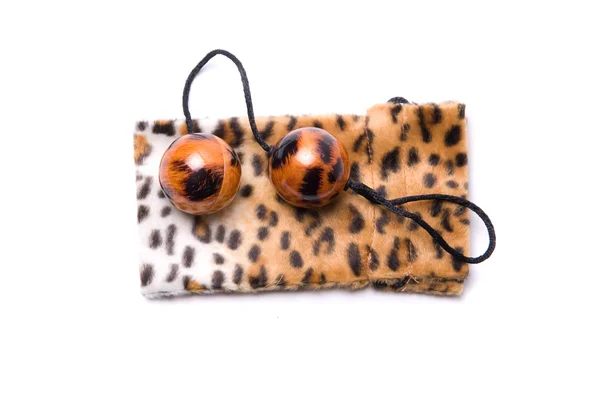 Leopard vaginal bollar — Stockfoto
