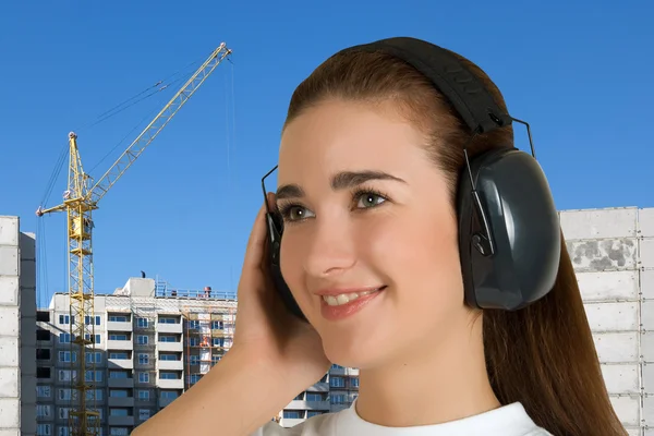 Veiligheid oortelefoon — Stockfoto