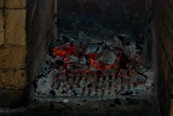 燃えている石炭 — ストック写真