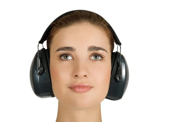 Safety noise earphones — Stock Photo, Image
