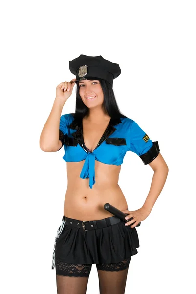 Sexy policial — Fotografia de Stock