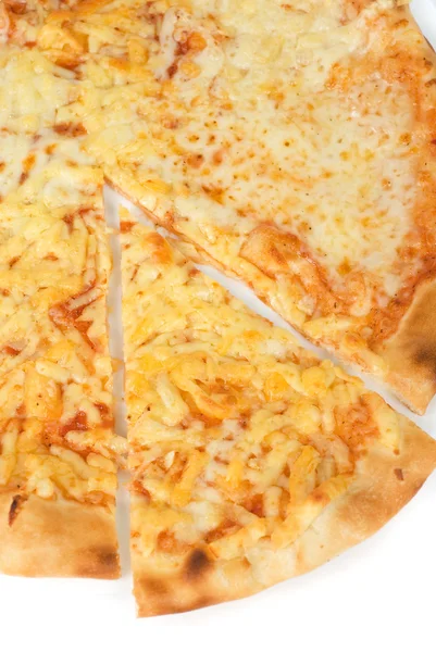 Három sajtos pizza — Stock Fotó