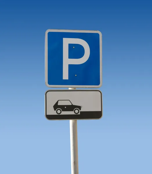 Sinal de estacionamento — Fotografia de Stock