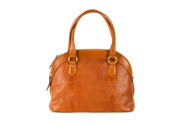 Kahverengi kadın çanta — Stok fotoğraf