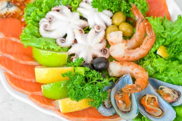Seafood set — Stock Photo, Image