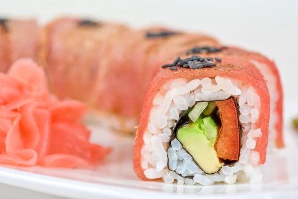 Rollos de sushi Fuji — Foto de Stock