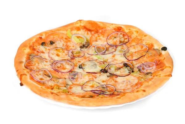 Pizza roślinne — Zdjęcie stockowe