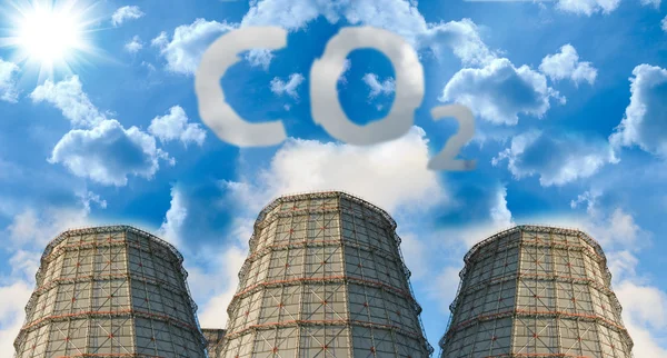 stock image Co2 pollution