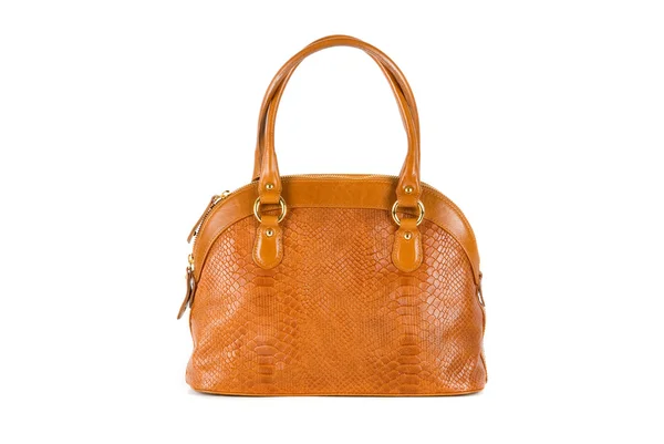 Kahverengi kadın çanta — Stok fotoğraf