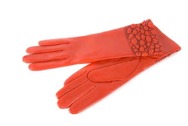 女性の革の手袋 — ストック写真