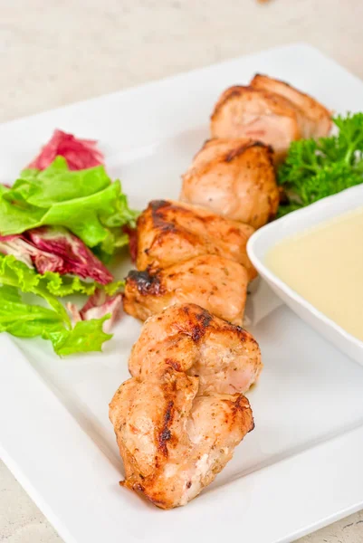 Kebab de poulet grillé — Photo
